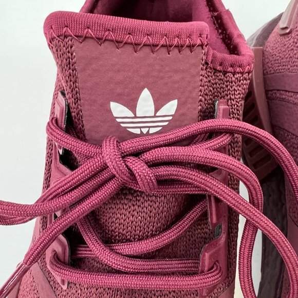 Adidas Shoe Women 8 NMD R1 Victory Crimson Lace Up Low Top Run Gym Sneaker Ex - Picture 4 of 14